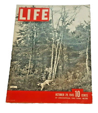 October 29, 1945 LIFE Magazine WWII War  Oct 10 45  30 31 28 27 26 picture