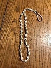 Vintage Handmade Necklace Made Of Shells From Hawaii picture