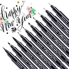Calligraphy Pens Hand Lettering Pen 10 Size Caligraphy Brush Pens for Beginne... picture