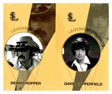 #UL1658 DENNIS HOPPER, DAVID COPPERFIELD Rare Uncut Spotlight Card Strip picture