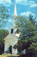 Christopher Wren Church Sandwich Massachusetts Chrome Vintage Postcard picture
