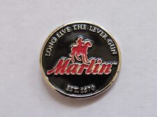 Marlin Firearms Enamel Logo Pin for Hat Jacket Long Live the Lever Gun 1870 NEW picture
