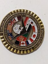 CoalItion Forces Combined Air Operations Center AL UDEID Qatar Challenge Coin picture