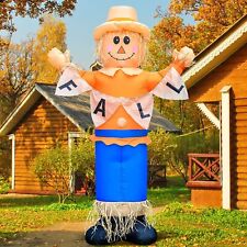 Thanksgiving Scarecrow Harvest Airblown Inflatable Decor LED BlowUp Autumn Fall picture
