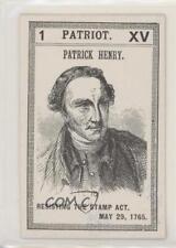 1891 Prof Godspeed The Game of American Patriots Patrick Henry #1 0w6 picture