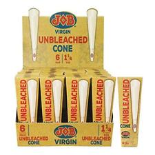 Job Virgin Unbleached Cones - 1 1/4
