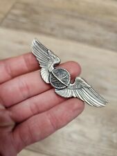 WWII US Army Air Corps Air Force Navigator Pilot Die Cast Wings Pin picture