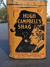 Rare Hugh Campbell pocket tobacco tin picture