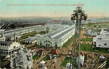 Postcard 1908 UK London Machinery Halls Franco British Exhibition UK24-1456 picture