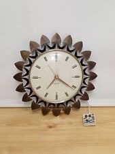 Vintage 1960s Westclox Sunburst Starburst Electric Wall Clock - UNTESTED  picture