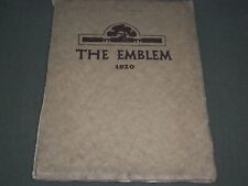 1920 THE EMBLEM CHICAGO NORMAL COLLEGE YEARBOOK - ILLINOIS - PHOTOS - YB 1133 picture