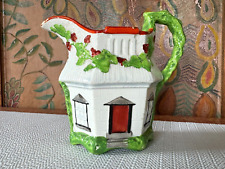 Antique Staffordshire Pearlware Pottery Cottage Ware Pitcher Creamer picture