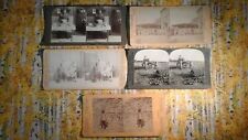 ******** BLACK FOLKS MAKING A LIVING********* ******** 5 STEREOVIEW LOT *******  picture