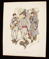 Canadian Voltiguer Regiment 1812 Illustration 11x14 picture