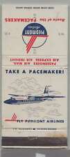 Matchbook Cover - Piedmont Airlines - Take A Pacemaker picture