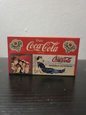 Vintage 1980s Coca Cola Metal Match Box Cover picture