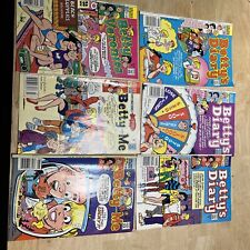 Betty’s Diary,Betty And Me, Betty And Veronica #6-7-31-33-181-182 -Lot Of 6 picture
