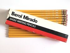 Vintage BEROL MIRADO 12 Pack Unsharpened NEW 174-4 HARD WRITING PENCILS USA MADE picture