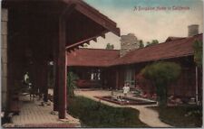 Vintage 1910s CALIFORNIA Hand-Colored Postcard 
