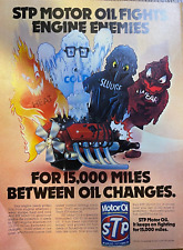 1977 Advertisement STP Motor Oil Fights Engine Enemies picture