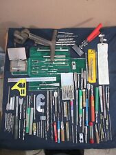 HUGE Machinist Tool Lot of 130+ Ends Taps Mills Clamps Bits Rulers Calipers More picture