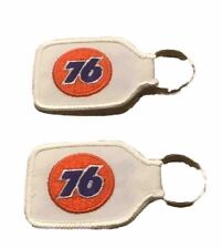 LOT OF 2 UNION 76 RACING GASOLINE KEY FOBS picture