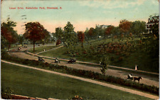 Vintage 1912 Postcard Lower Drive Rockefeller Park Cleveland Ohio picture