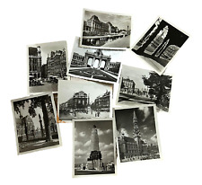 Vintage Bruxelles Brussels Belgium Black and White Small Photos Lot of 9 (P6) picture