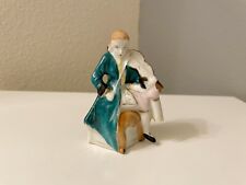 Antique 1940s Occupied Japan Made Ceramic German Musician Violinist 3.5” Tall picture