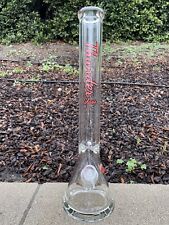 9mmHeavy Thick Glass Water Pipe Bong Beaker “18” Inch. extra thick base picture