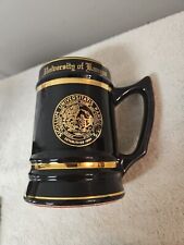  Vintage University of Kansas Black Stein Mug.    picture