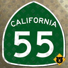 California state route 55 highway marker road sign Orange County Newport 17x18 picture