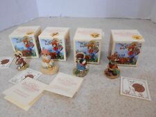Vintage Penni Bears Lot of 4 Miniature Collectible Figurines detailed limited ed picture