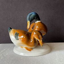 HUTSCHENREUTHER Mallard Duck Couple - Signed, Tagged and Number - MINTY picture
