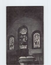 Postcard Interior View of the First Church in Plymouth Massachusetts USA picture