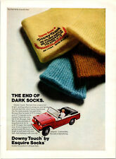 Vintage 1968 Esquire Socks Jeep Jeepster Print Ad Advertisement picture