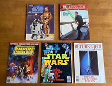 Vintage STAR WARS/Empire/Jedi 1978-1983 Storybooks & Souvenir Magazine Book Lot picture