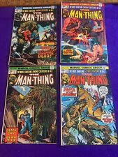 The Man Thing #5,6,12,13 excellent Marvel Comic books picture