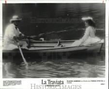 1983 Press Photo Placido Domingo and Teresa Stratas star in 