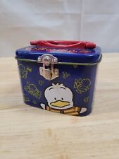 Sanrio Pekkle Tin Case lunch Box Japan Canister Vintage Anime Collector Chest picture
