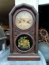 E Ingraham & co trade mark Doric Mantel clock dated 1861 picture