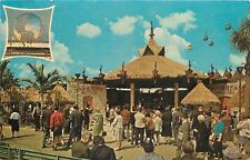 New York City~1964 World's Fair~Caribbean Pavilion~Grass Hut Shelters~Crowd picture