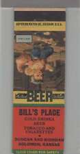Matchbook Cover - Baby Chick - Bill's Place Solomon, KS picture
