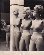 1965 Italy, Rome a Boy Mannequin with group of Girl Mannequins Photo RARE L161C picture