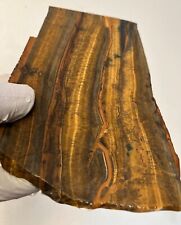Stunningly Chatoyant Tiger's Eye Slab 270 Grams AMAZING FIND Lapidary Cabochon picture