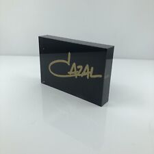 New CAZAL LOGO DISPLAY MODEL Black & Gold Display LOGO SIGN EYEWEAR Dealer Logo picture