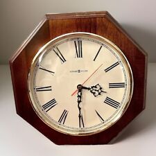 Vintage 1998 Howard Miller Ridgewood Wall Clock Octagon Windsor Cherry #620-170 picture