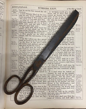 Antique Victorian Book Binders Scissors picture