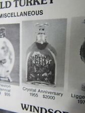 Wild Turkey 1955 Crystal Anniversary Decanter RARE picture