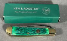 HEN & ROOSTER 312-GPB Stainless Green Bone Trapper Folding POCKETKNIFE - NIB picture